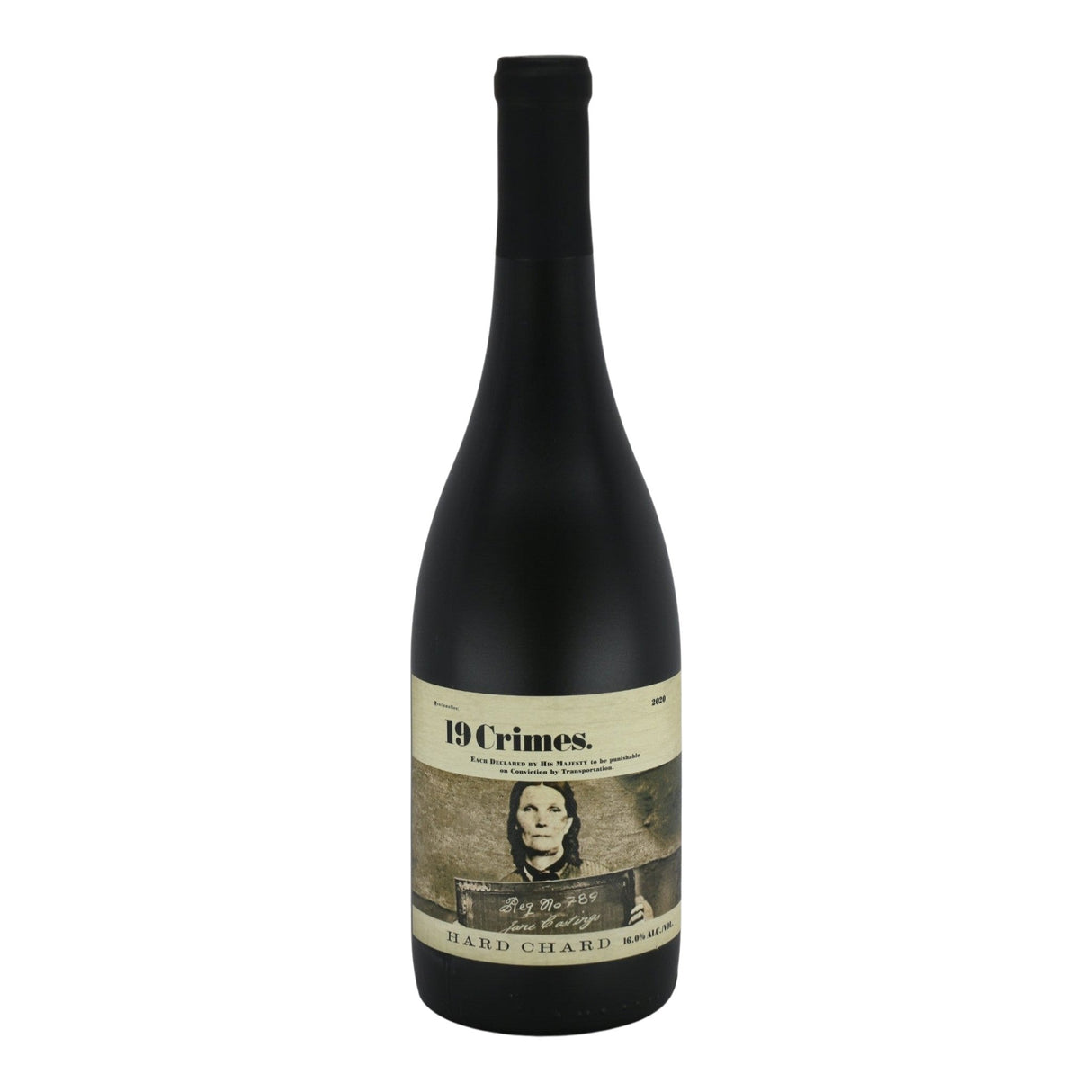 19 Crimes Hard Chardonnay white wine bottle 750mL from Australia