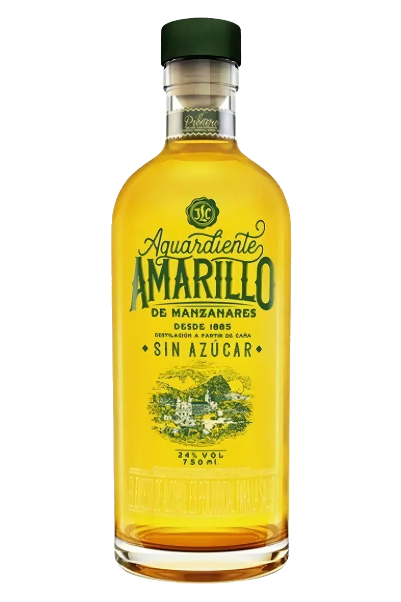 Aguardiente Amarillo de Manzanares Brandy 750mL