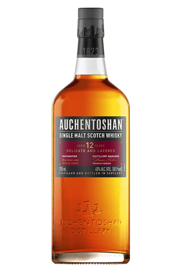 Auchentoshan 12 Year Single Malt Scotch Whiskey 750mL