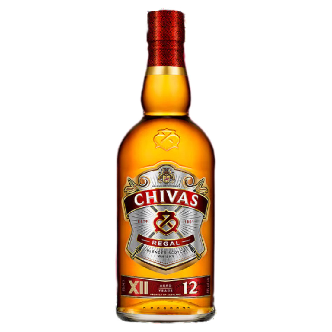 Chivas Regal 12 Year Blended Scotch Whiskey Whiskey 750mL