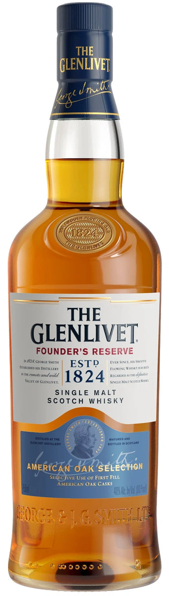 Glenlivet Founders Reserve Single Malt Scotch Whiskey 750mL – PJ