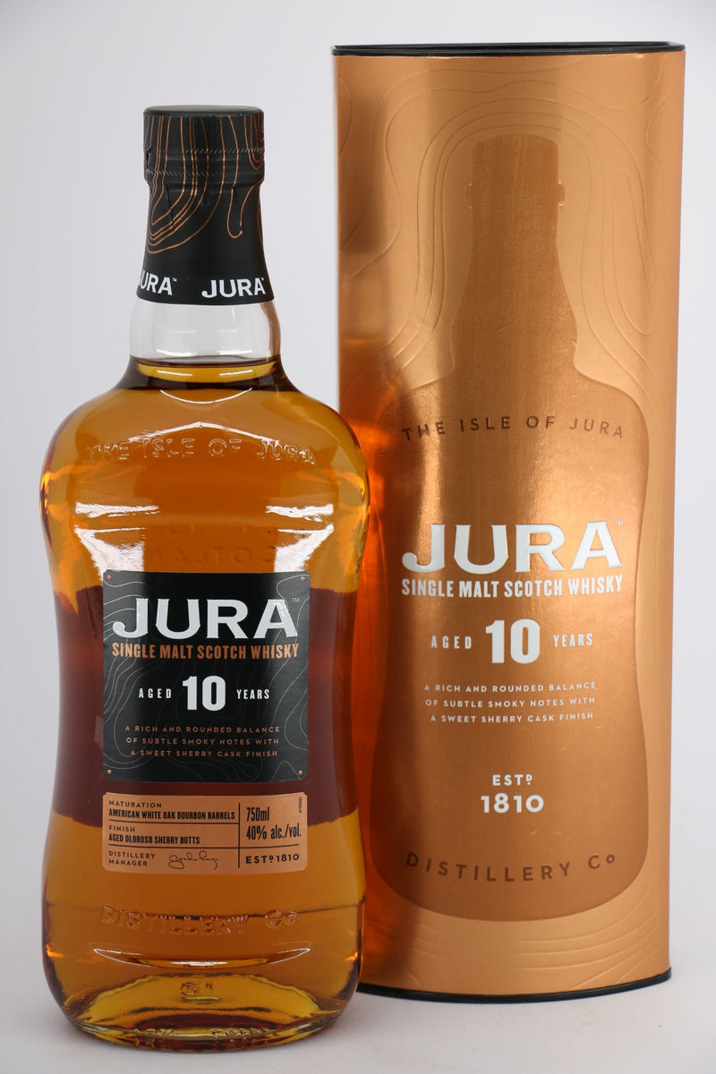 Jura 10 Year Single Malt Scotch Whiskey, Isle of Jura 750mL