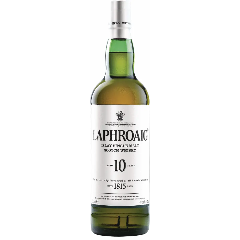 Laphroaig 10 Year Single Malt Scotch Whiskey 750mL