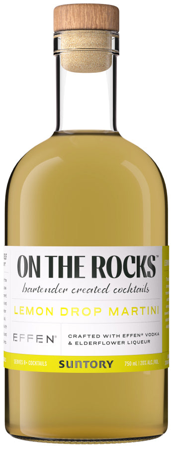 On the Rocks Lemon Drop Martini with Effen Vodka Cocktail 750mL