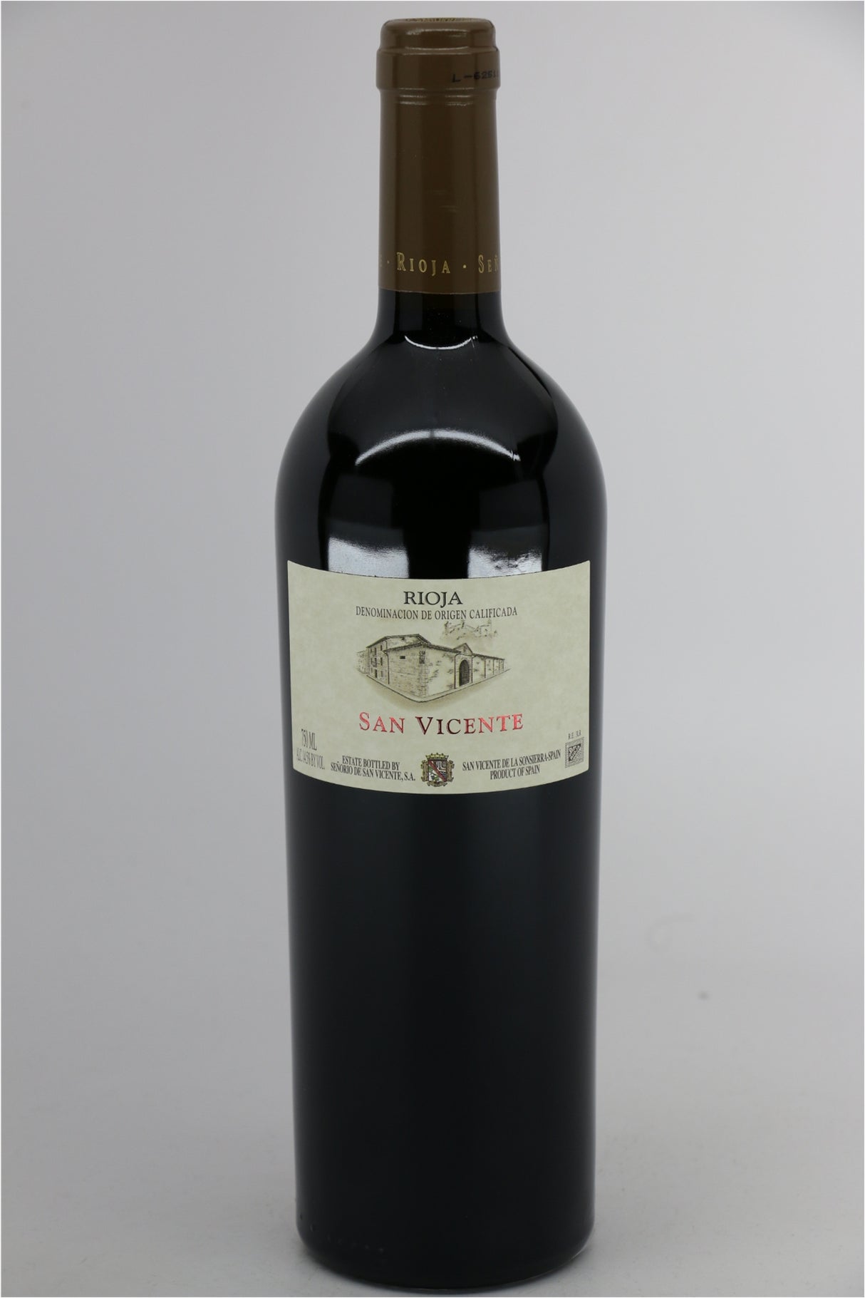 Senorio de San Vicente Rioja 2021 red wine bottle 750mL from Spain