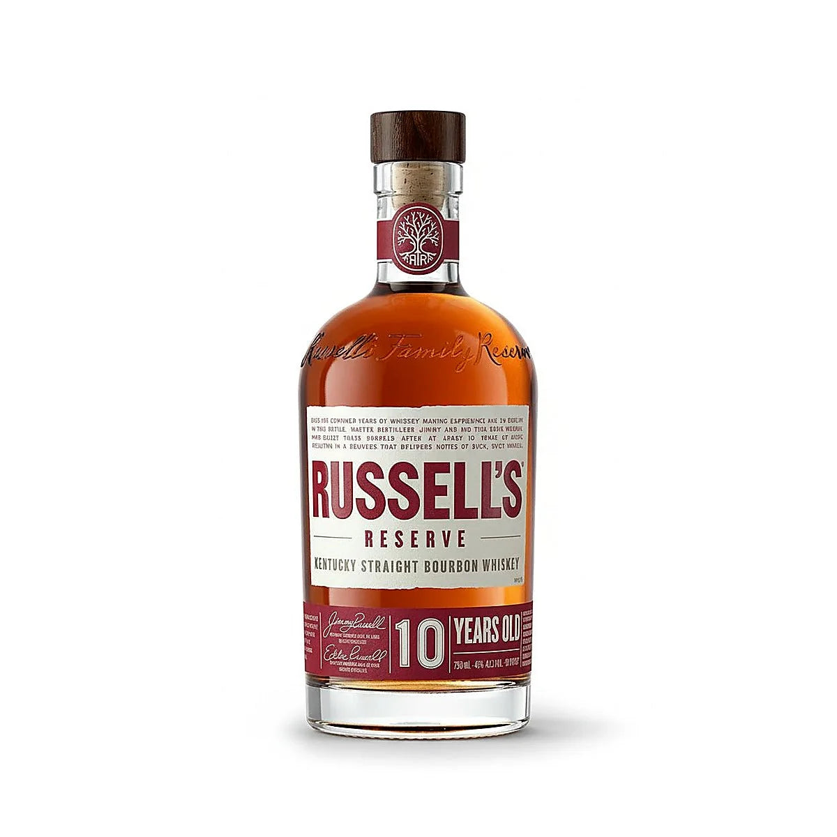 Russells Reserve 10 Year Bourbon Whiskey 750mL