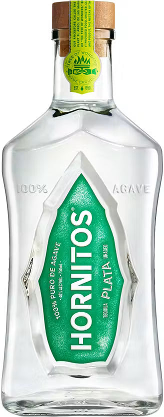 Sauza Hornitos Plata Silver Tequila 750mL