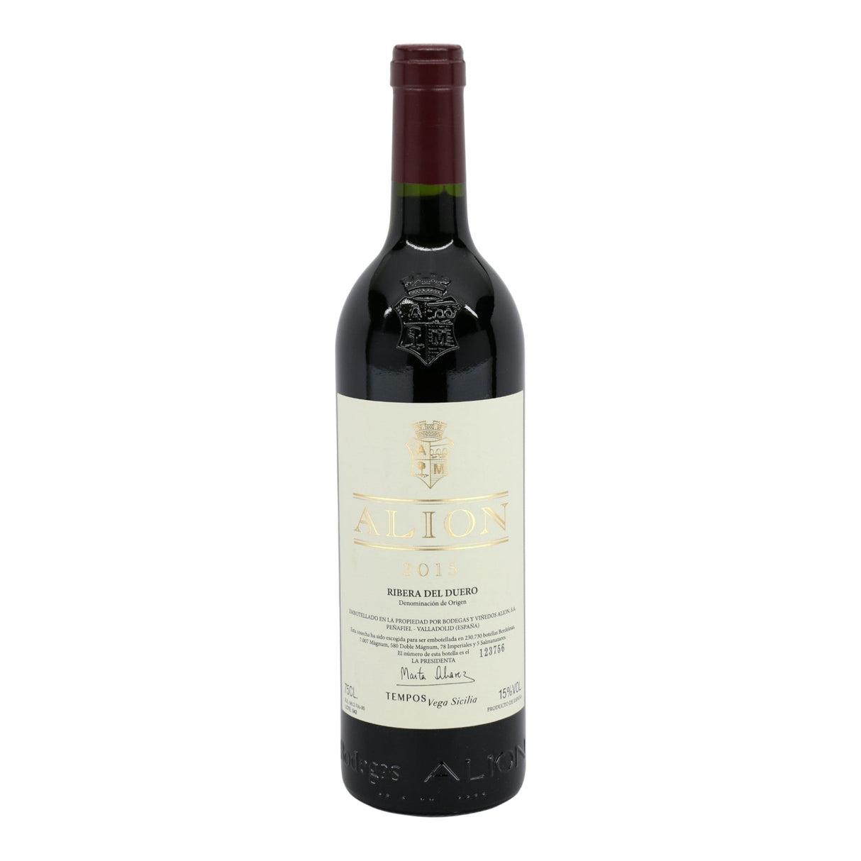 Alion Ribera del Duero 2020 red wine bottle 750mL from Spain