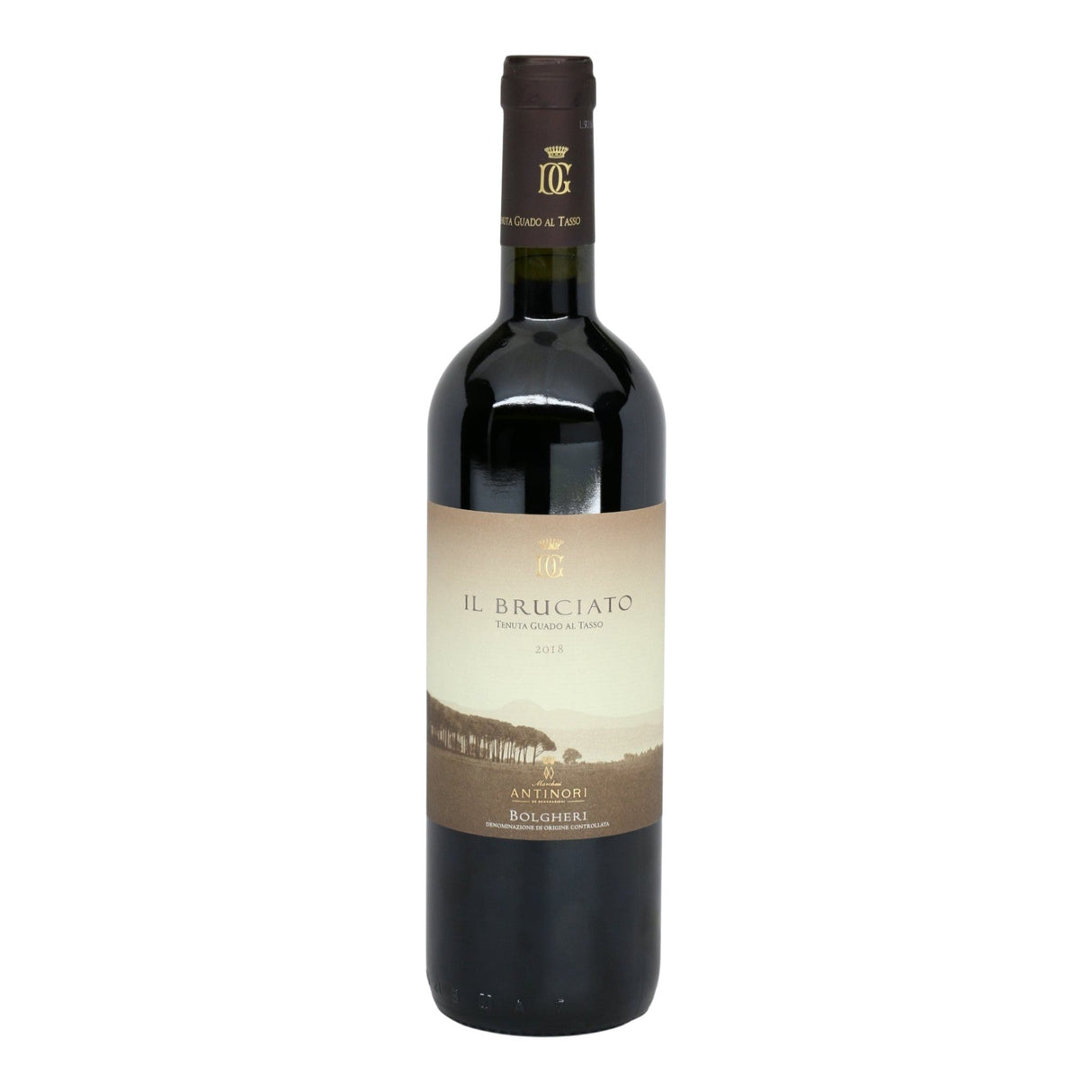 Antinori Guado al Tasso Il Bruciato Toscana IGT 2023 red wine bottle 750mL from Italy