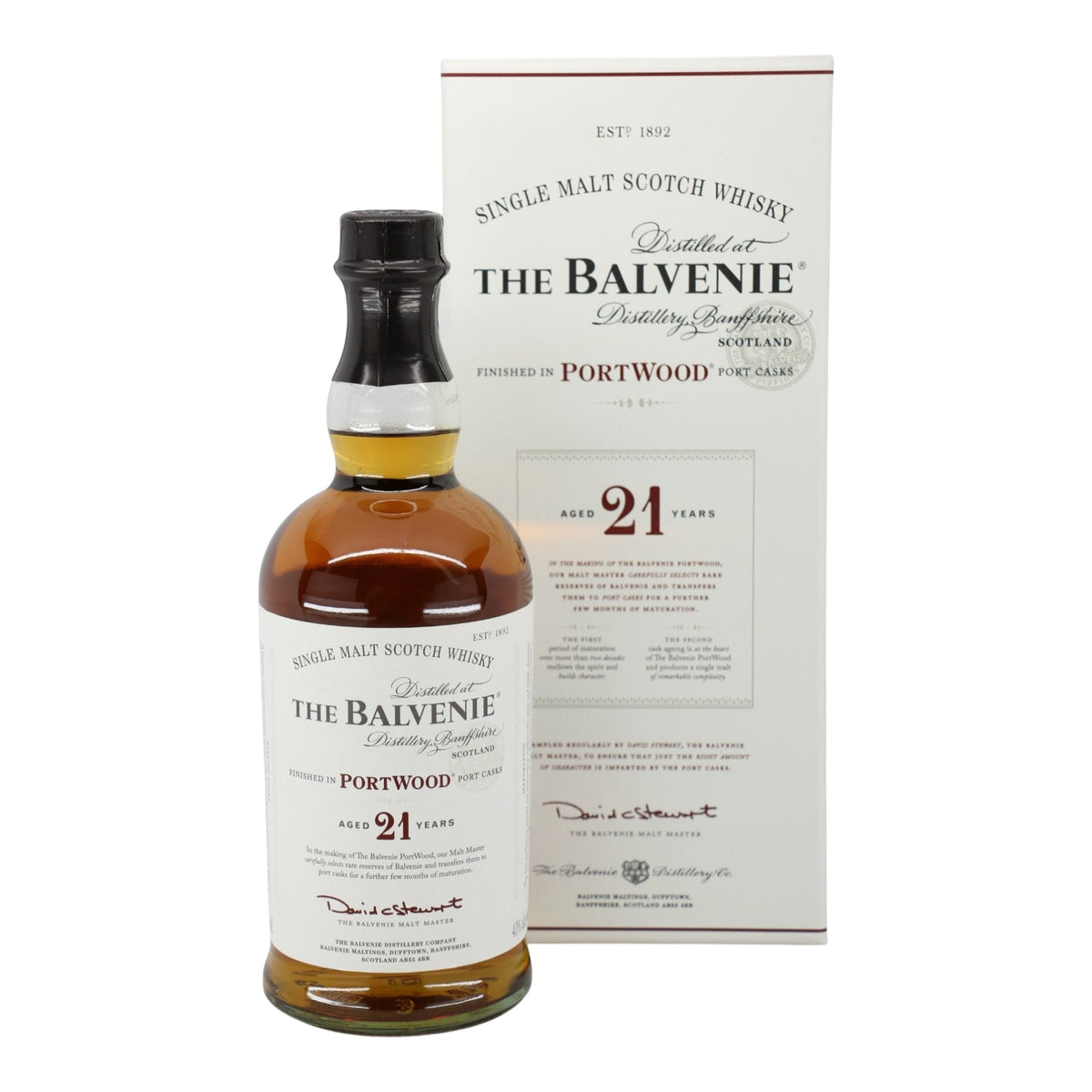 Balvenie 21 Year Port Wood Single Malt Scotch Whiskey, Speyside