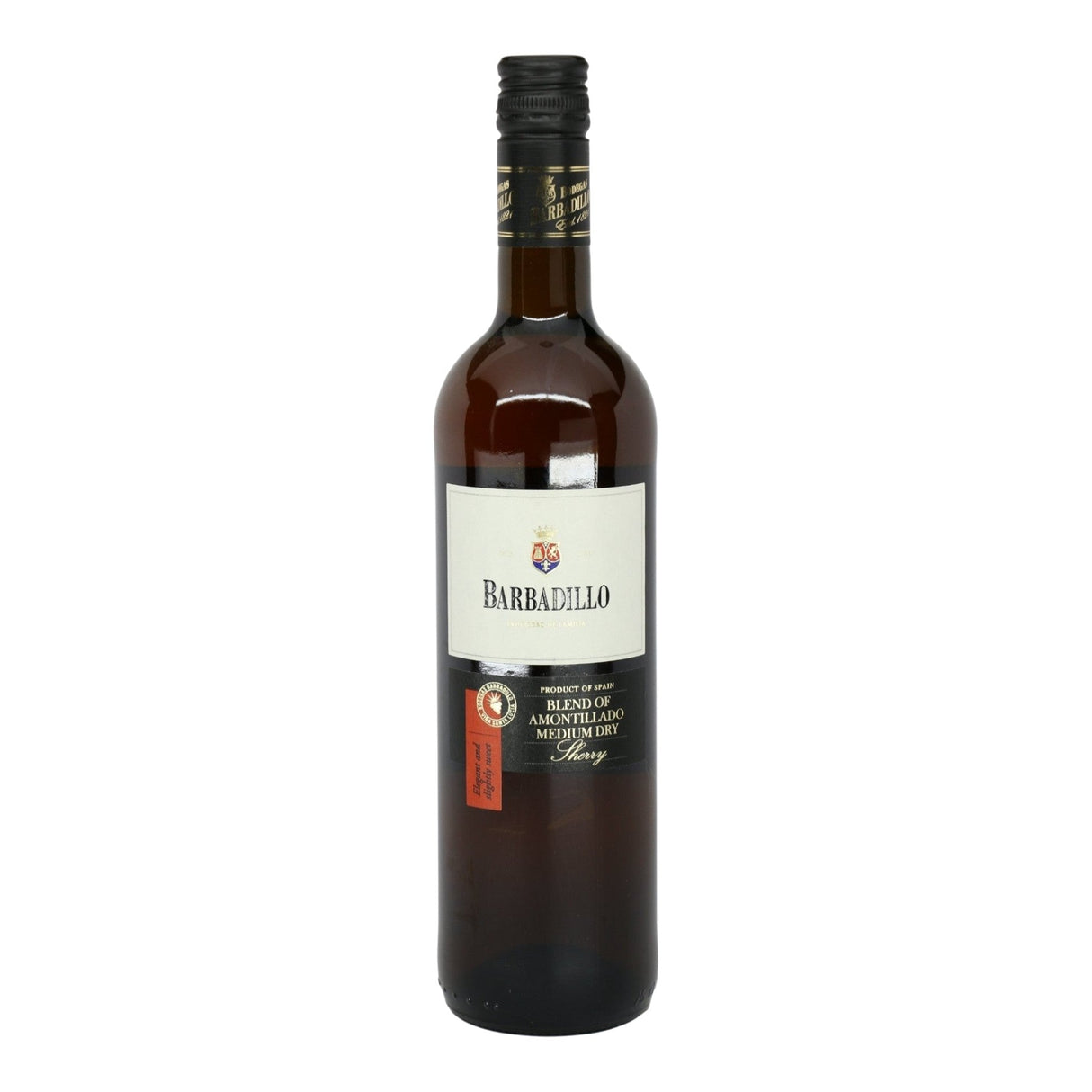 Barbadillo Medium Dry Jerez-Xeres Amontillado Sherry NV bottle 750mL from Spain