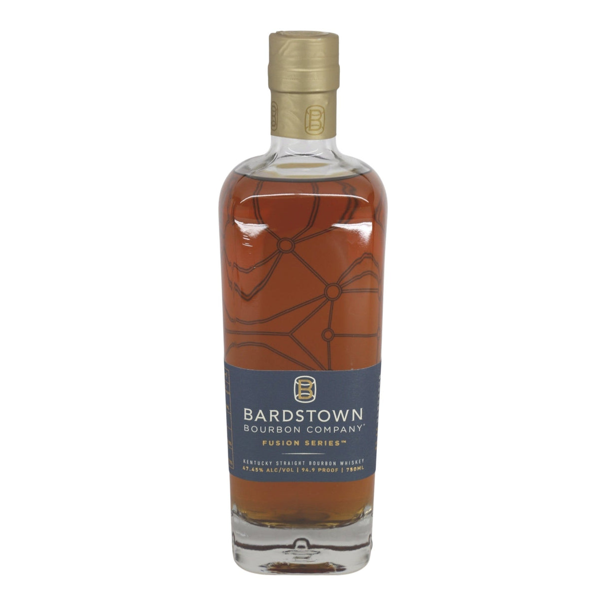 Bardstown Fusion Series #4 Burbon Whiskey 750mL bourbon whiskey bottle from USA