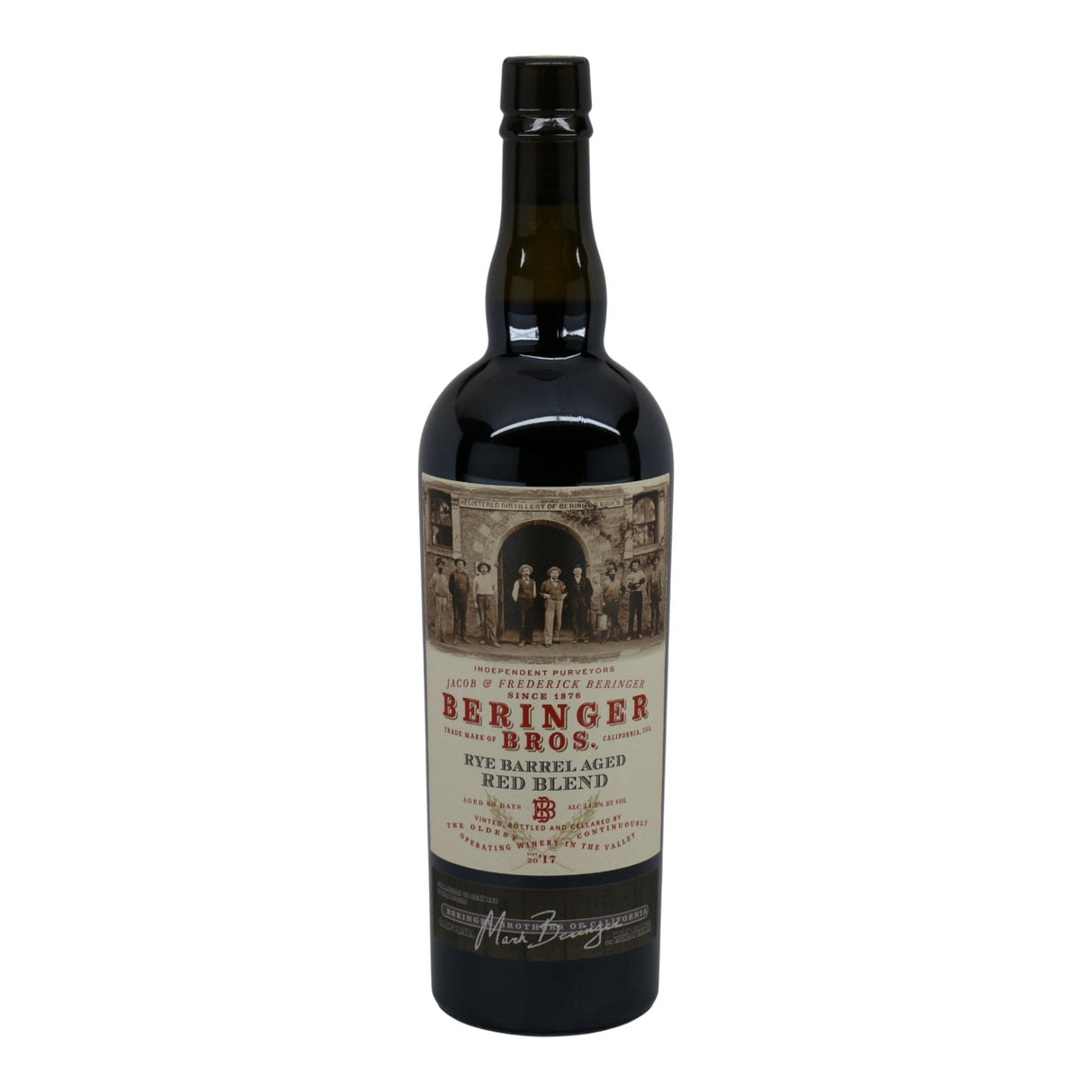 Beringer Bros Red Blend Rye Barrel Aged 2021 bottle 750mL from USA