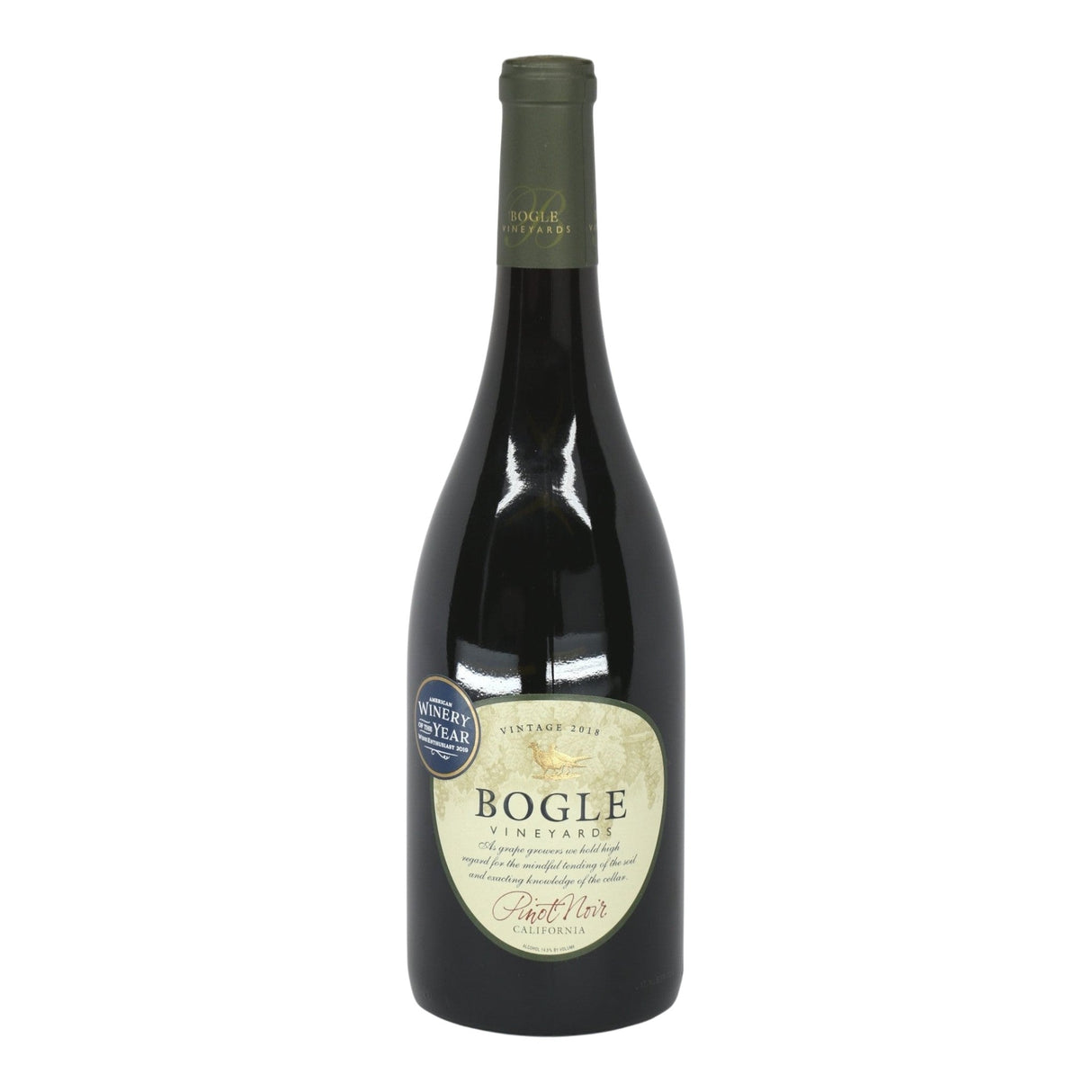 Bogle California Pinot Noir 2023 red wine bottle 750mL from USA