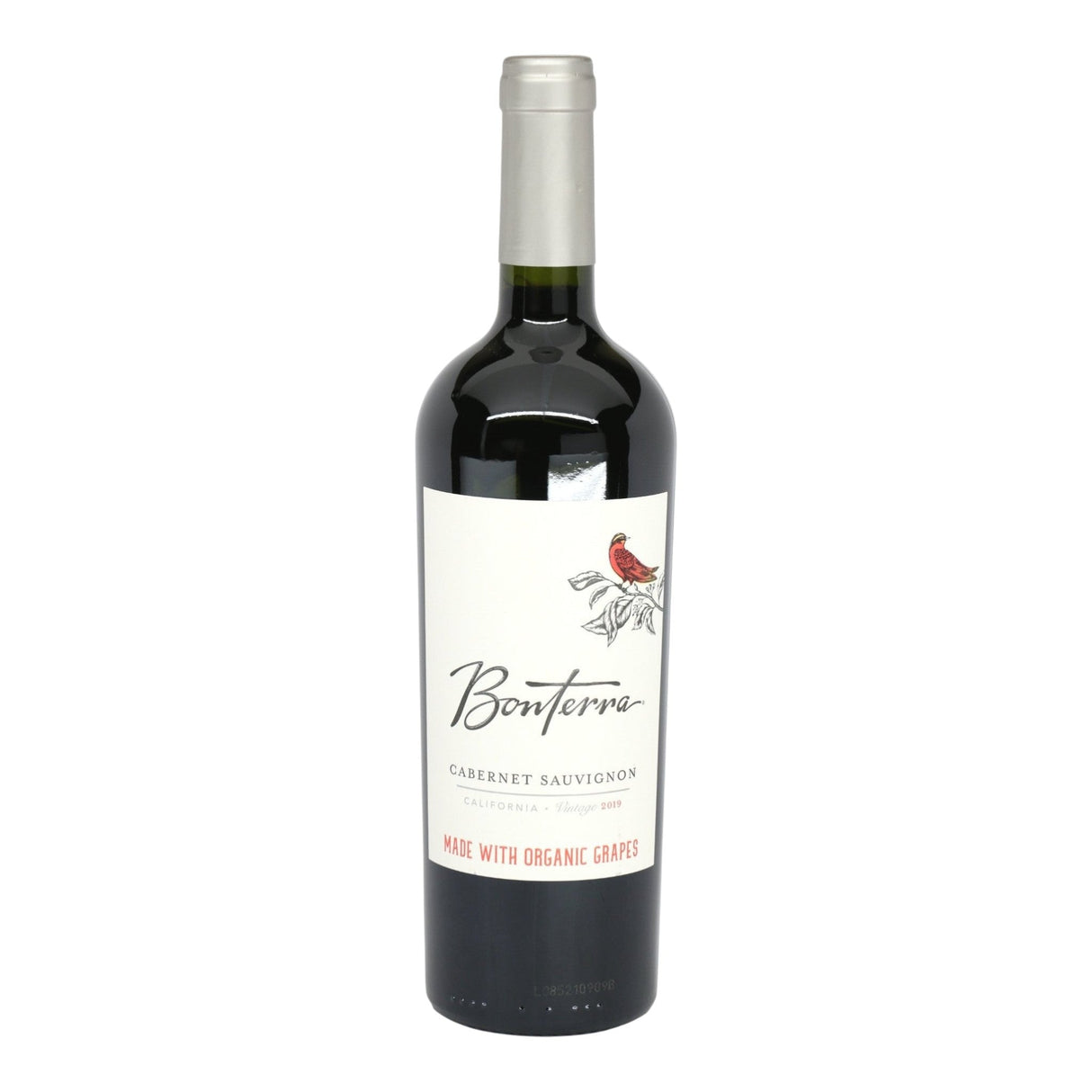 Bonterra Cabernet Sauvignon 2021 red wine bottle 750mL from USA