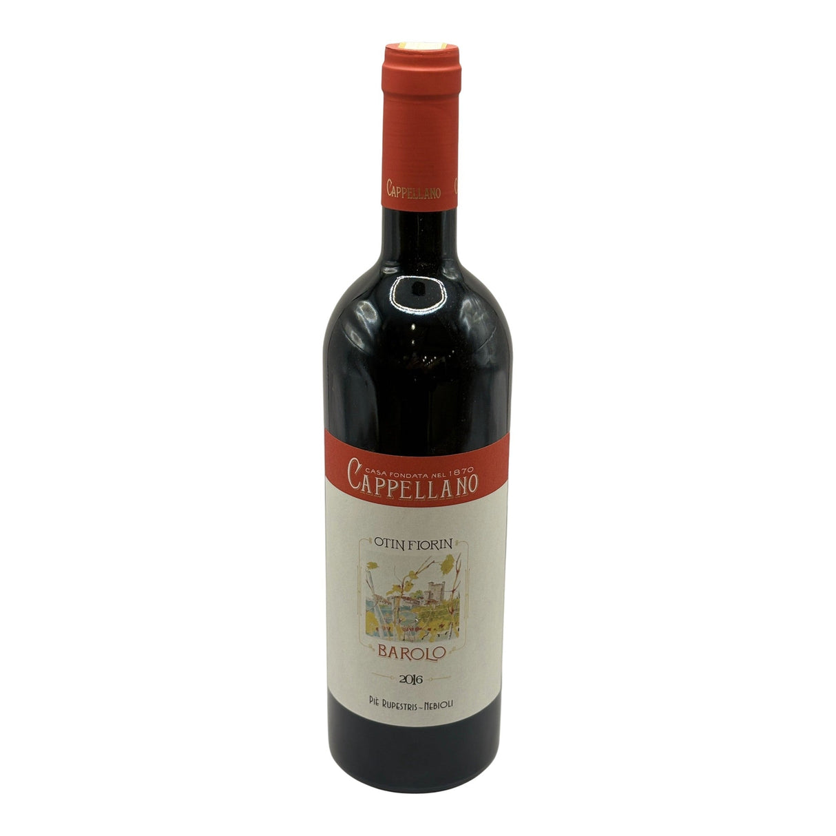 Cappellano Pie Rupestris Barolo 2016 red wine bottle 750mL from Italy