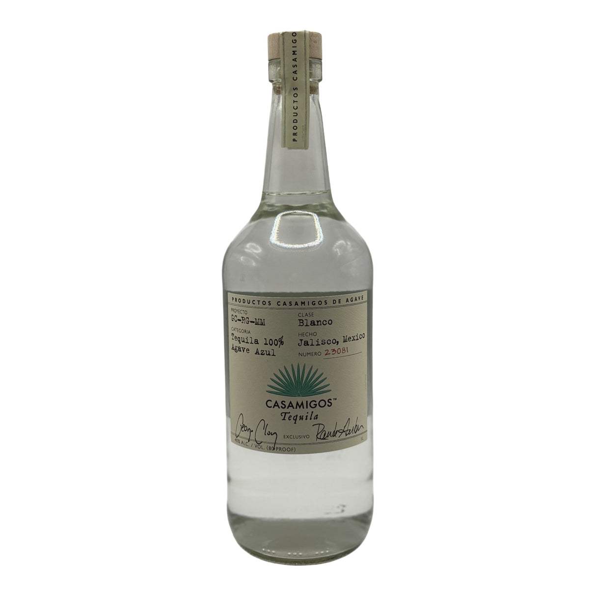 Casamigos Blanco 1.0L tequila bottle 1L from Mexico