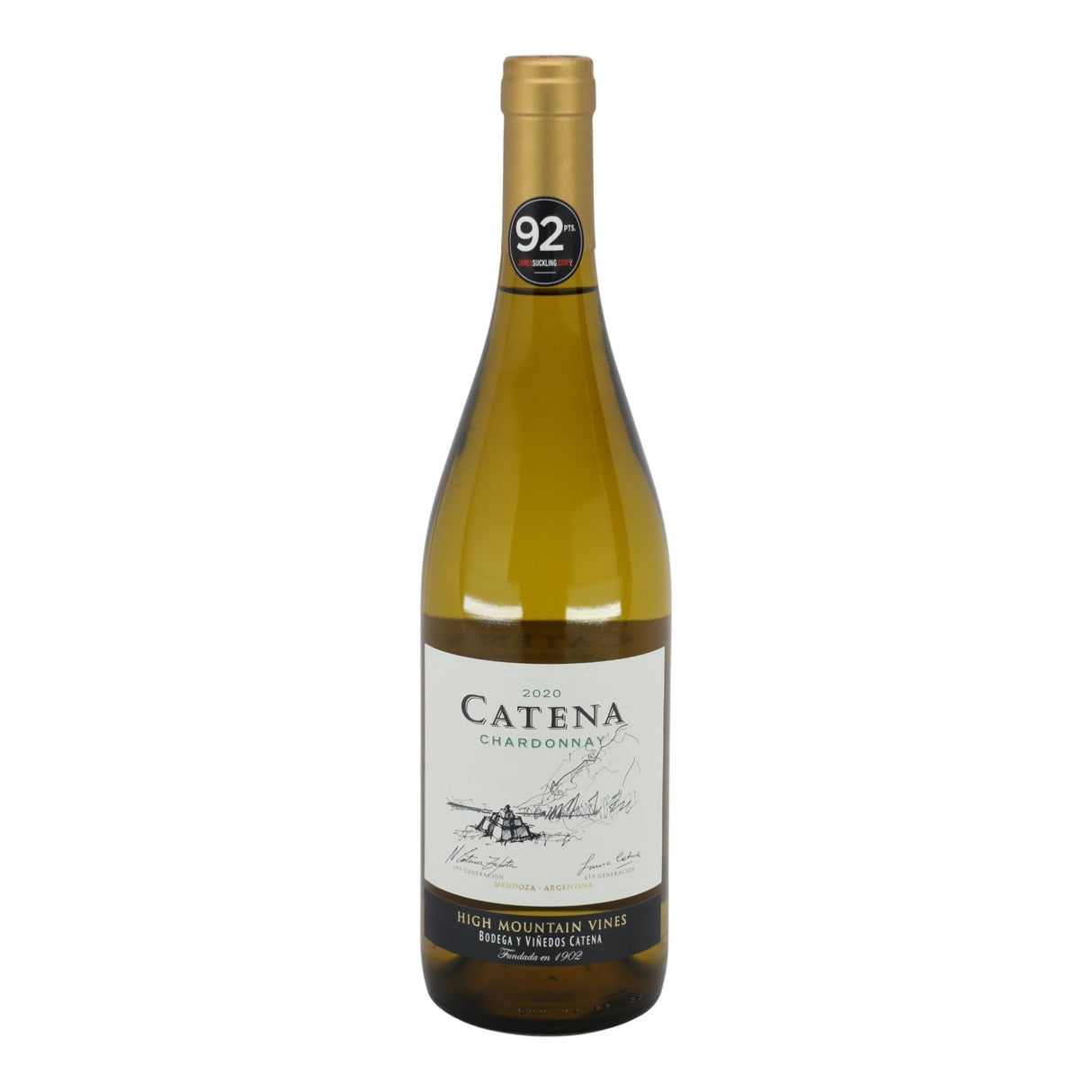 Catena High Mountain Vines Chardonnay 2023 white wine bottle 750mL from Argentina