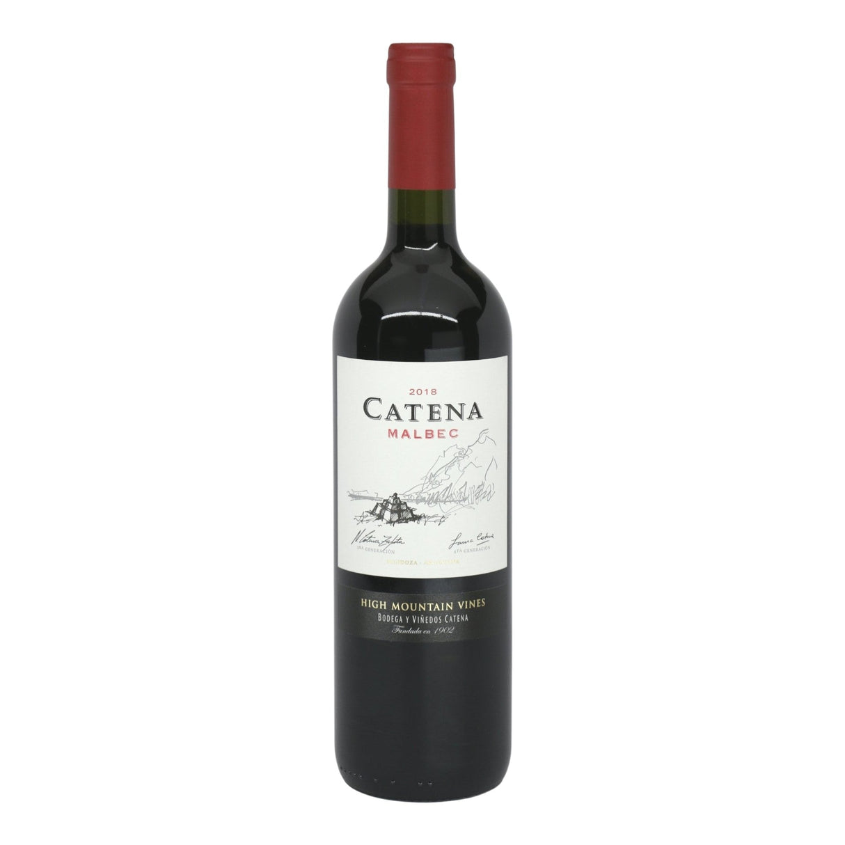 Catena Mendoza Malbec 2022 red wine bottle 750mL from Argentina