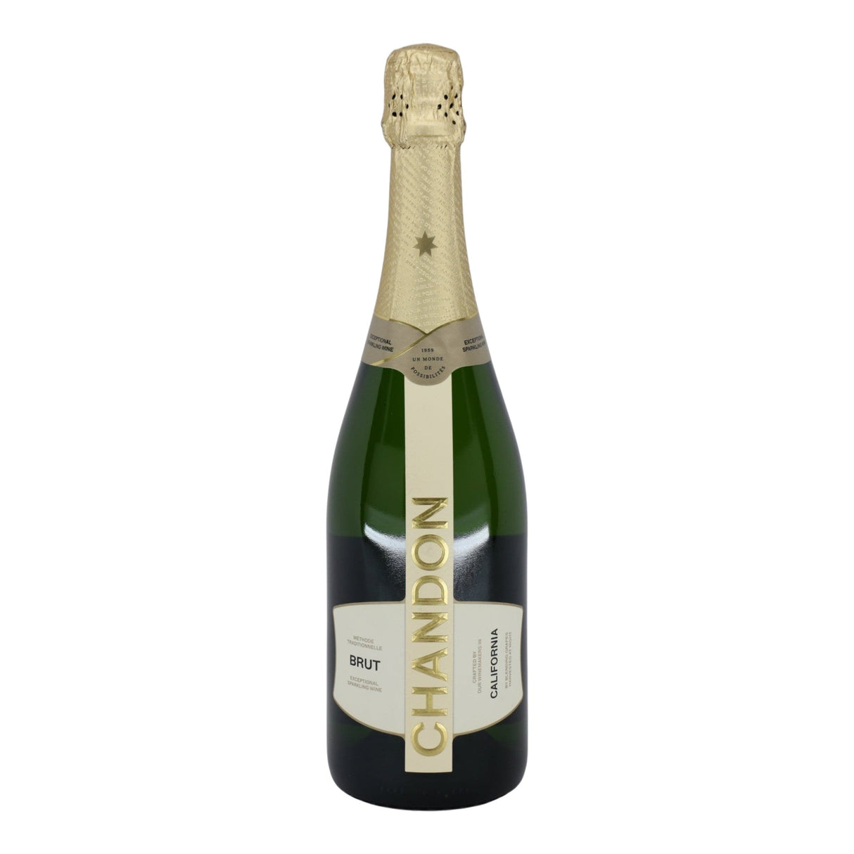 Chandon California Brut Classic Sparkling Wine NV bottle 750mL from USA