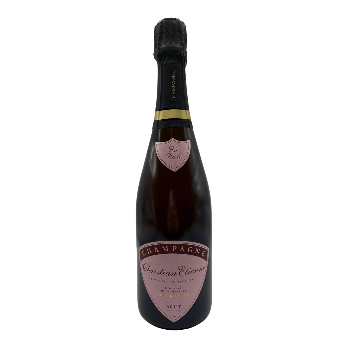Christian Etienne La Rosee Brut Champagne Rose NV bottle 750mL from France