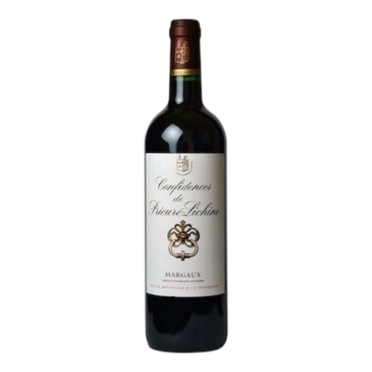 Confidences de Prieure Lichine Margaux 2016 red wine bottle 750mL from France