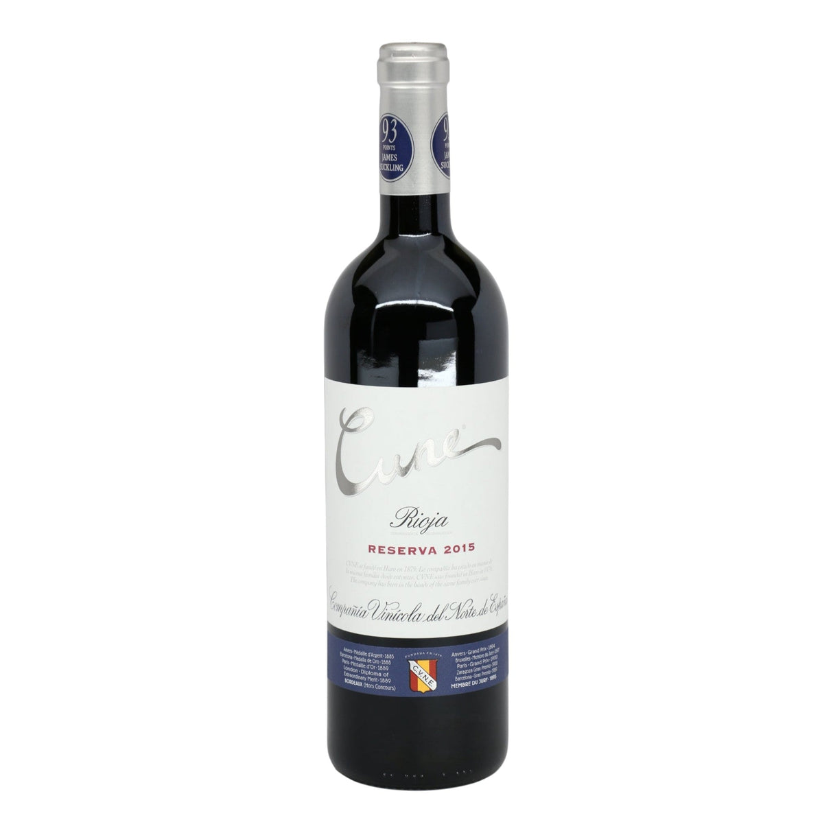 CVNE Cune Reserva Rioja 2019 red wine bottle 750mL from Spain