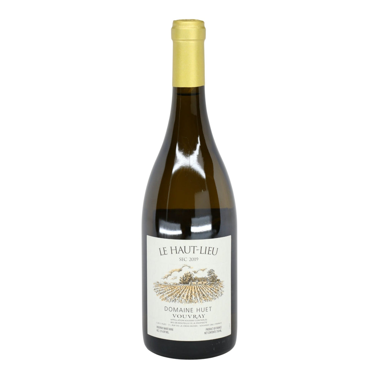 Domaine Huet Haut Lieu Vouvray Sec 2024 white wine bottle 750mL from France