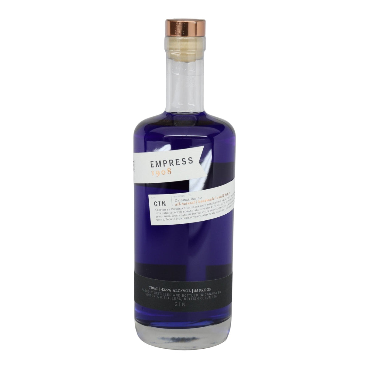 Empress 1908 The Original Indigo Gin 750mL bottle from Canada