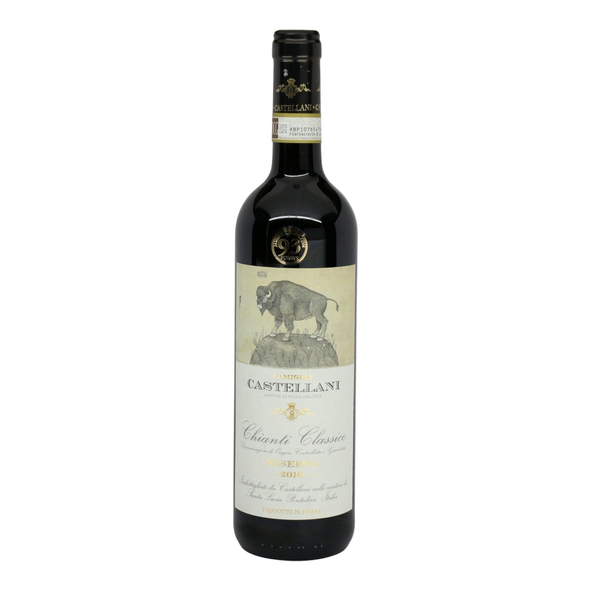 Famiglia Castellani Chianti Classico Riserva 2019 red wine bottle 750mL from Italy