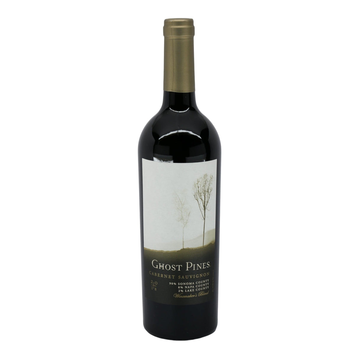 Ghost Pines Winemaker's Blend Cabernet Sauvignon 2021 red wine bottle 750mL from USA