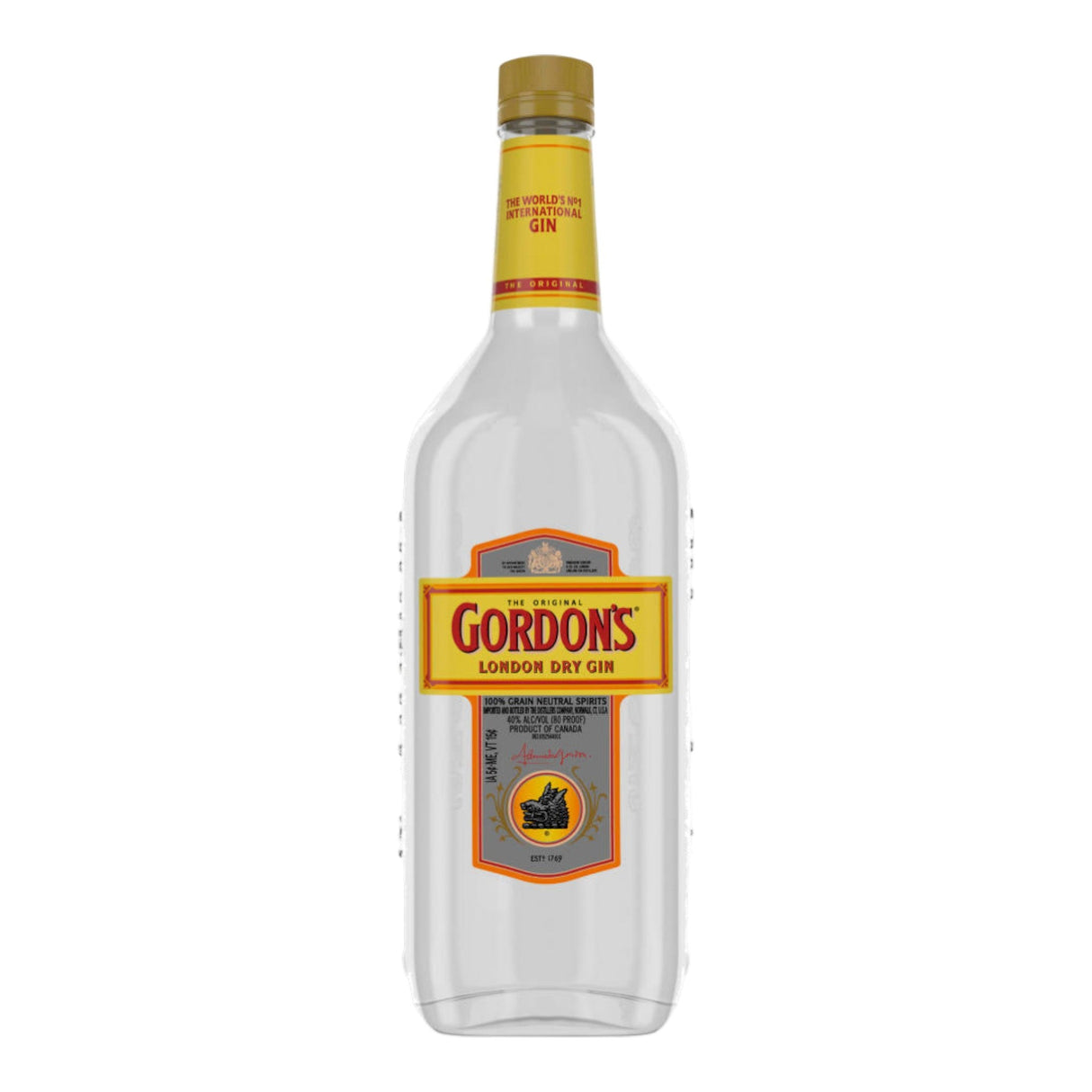Gordon's Gin 1.0L bottle 1L from Canada