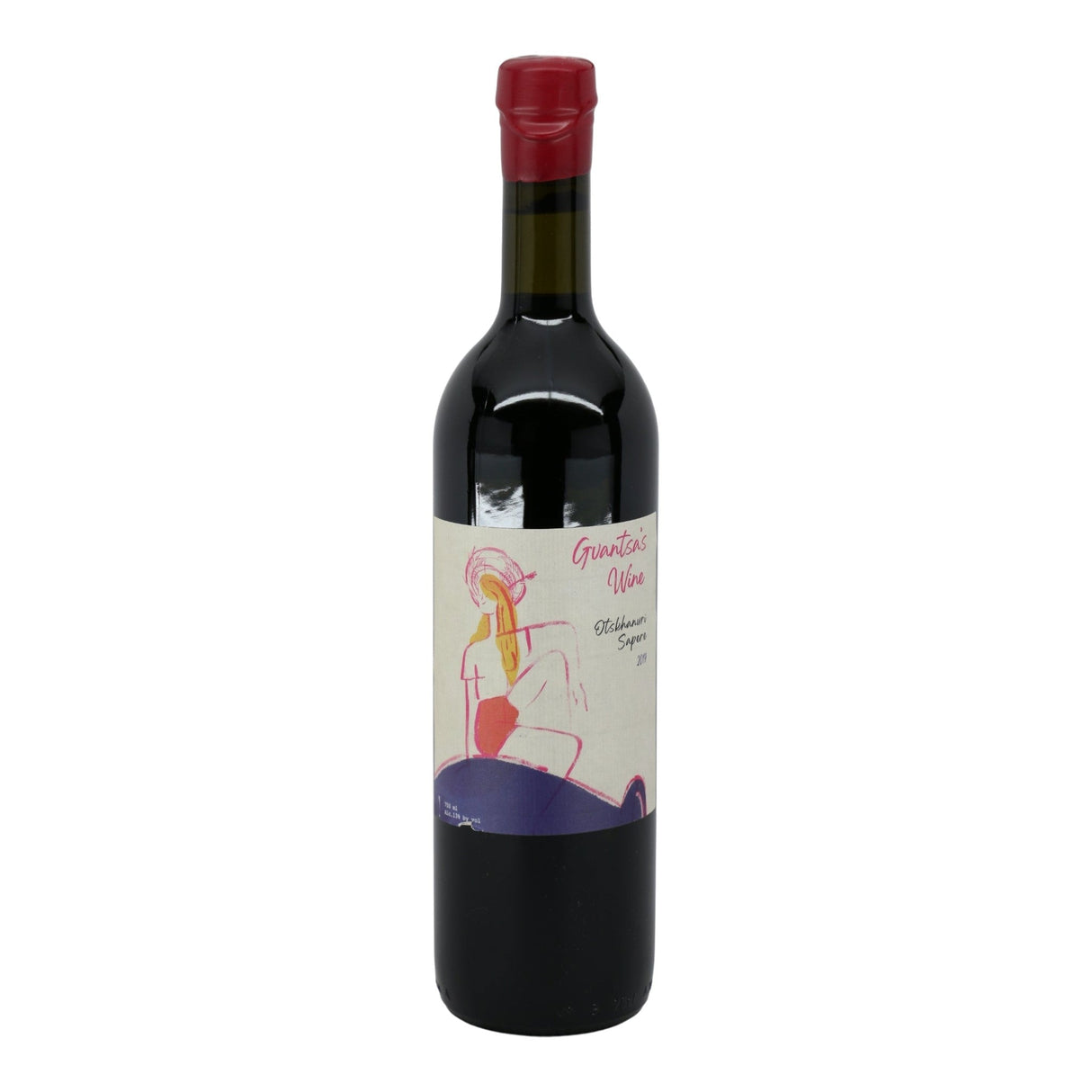 Gvantsas Wine Otskanuri Sapere 2019 red wine bottle 750mL from Georgia