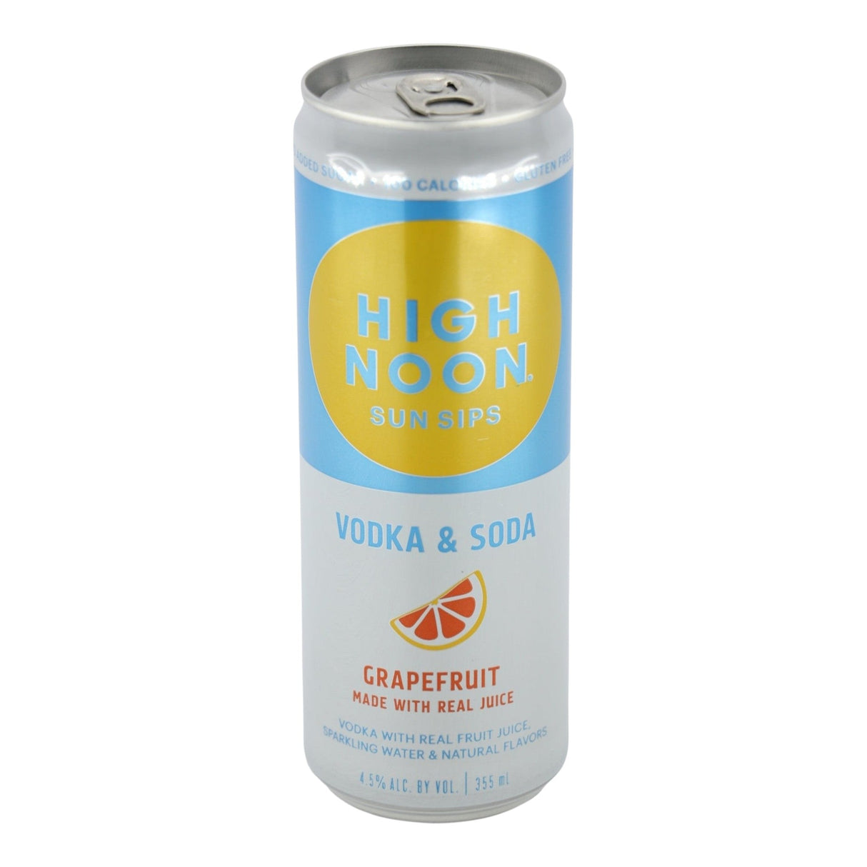 High Noon Grapefruit Flavored Vodka & Soda CAN 355mL cocktails can bottle from USA