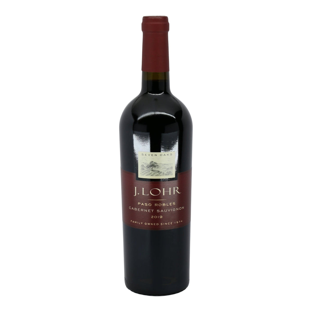 J. Lohr Seven Oaks Paso Robles Cabernet Sauvignon 2022 red wine bottle 750mL from USA
