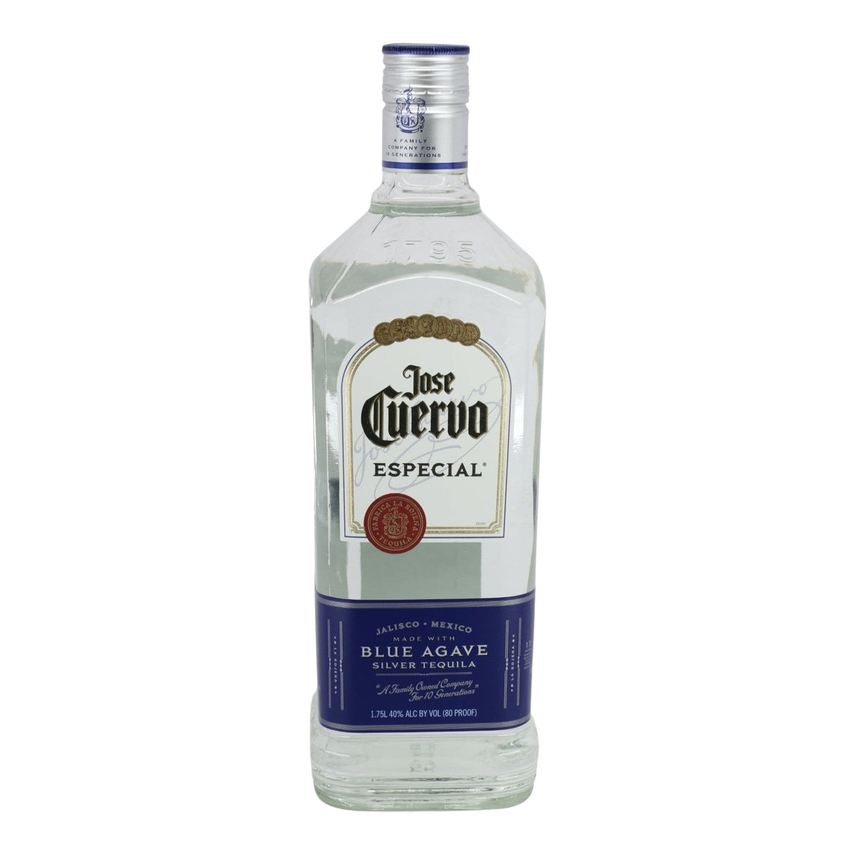 Jose Cuervo Especial Silver Tequila 1.75L blanco tequila bottle from Mexico
