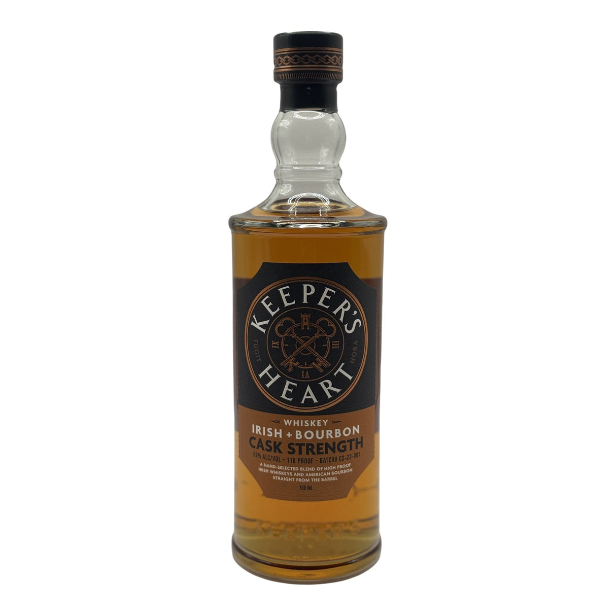 Keepers Heart Cask Strength Irish+ Bourbon Whiskey .700L bottle 700ml from USA