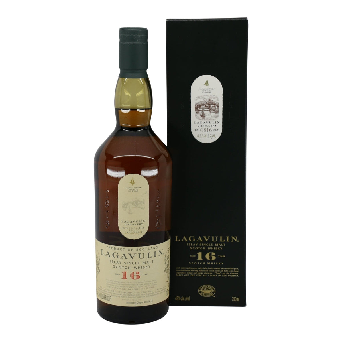 Lagavulin 16 Year Single Malt Scotch Whiskey, Islay 750mL – PJ