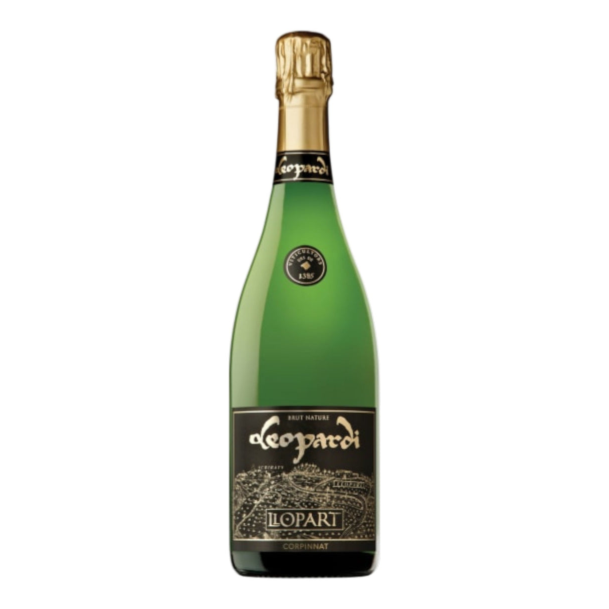 Llopart Leopardi Gran Reserva Brut Nature Corpinnat 2017 white wine bottle 750mL from Spain