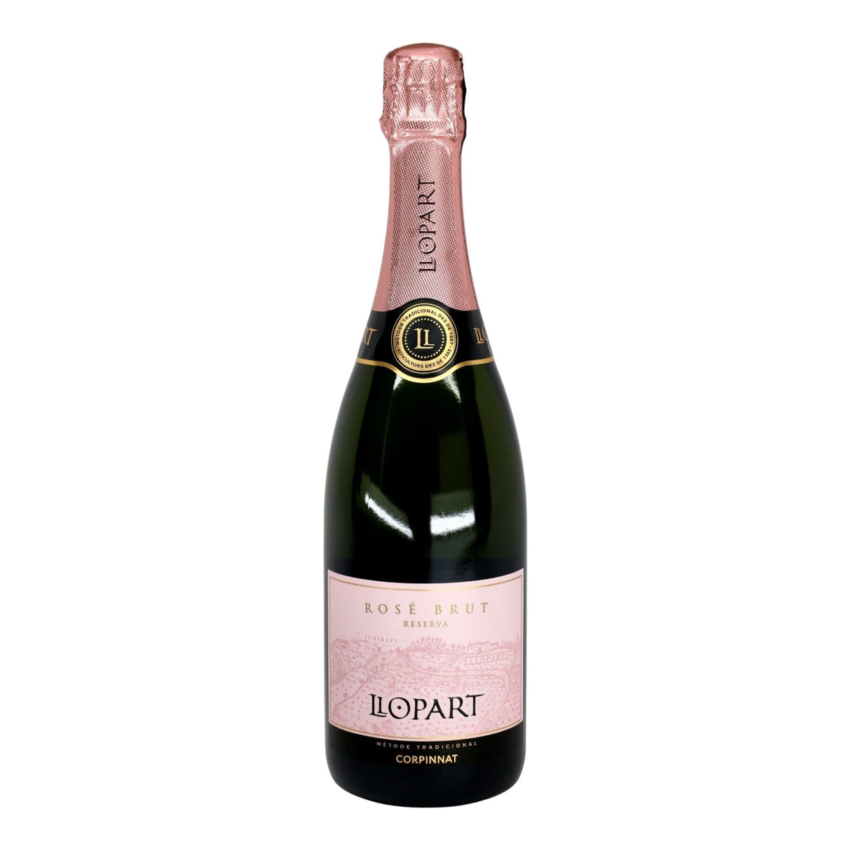 Llopart Brut Reserva Corpinnat Rose 2022 bottle 750mL from Spain