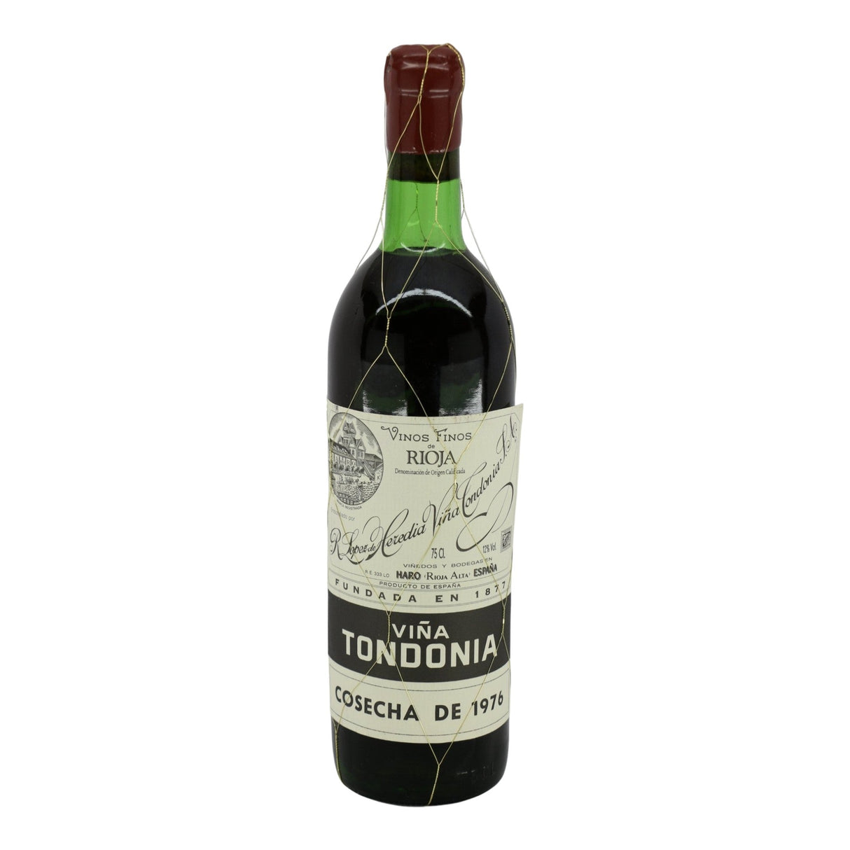 Lopez de Heredia Vina Tondonia Gran Reserva Rioja 1976 bottle 750mL from Spain