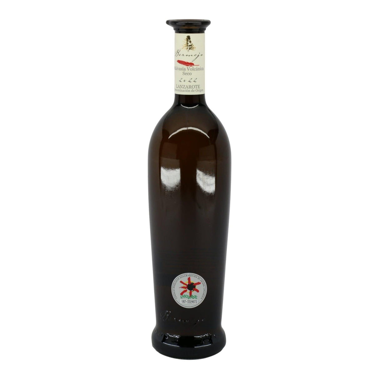 Los Bermejos Malvasia Volcanica Secco Lanzarote 2024 white wine bottle 750mL from Spain