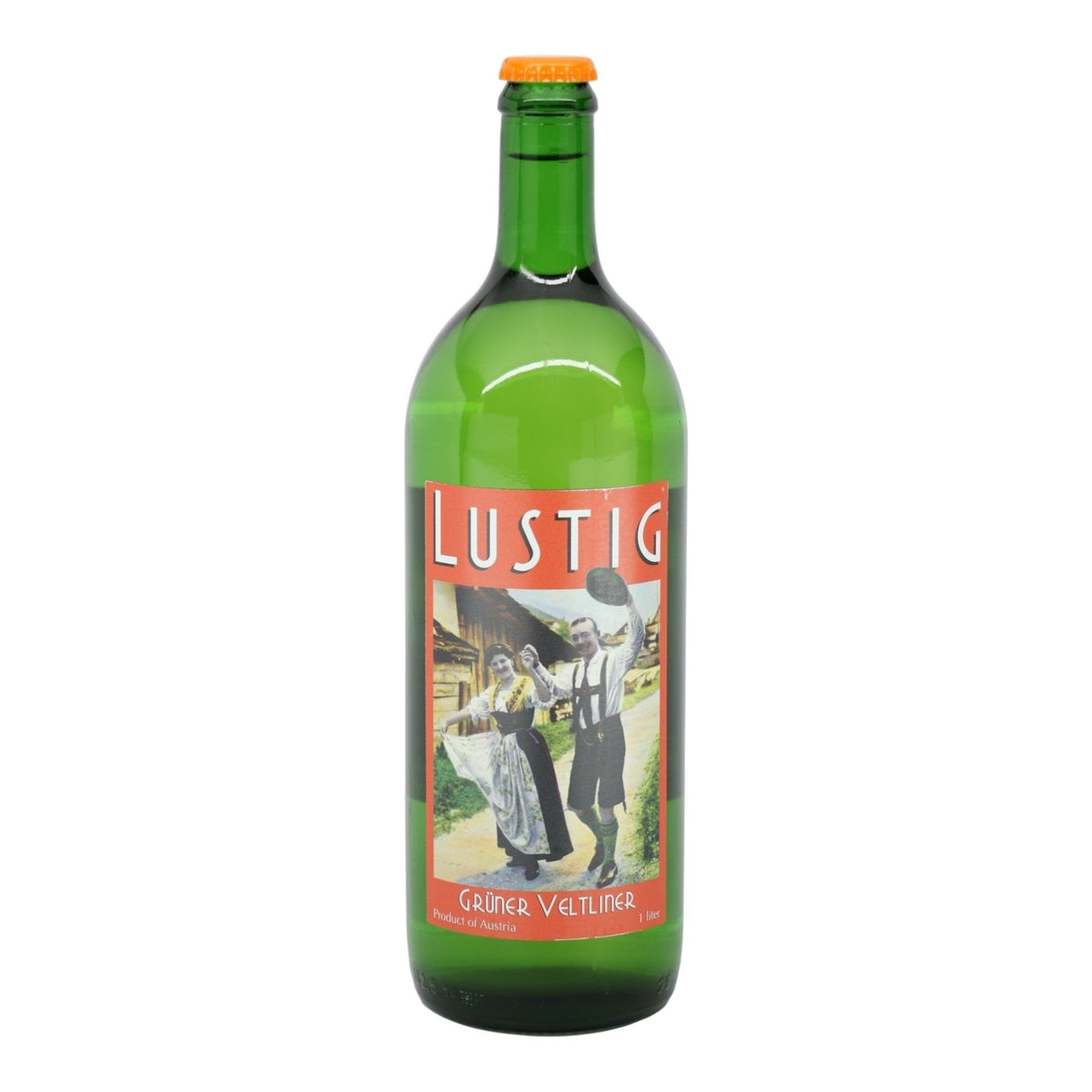 Lustig Gruner Veltliner 2022 (1.0L) white wine bottle 1L from Austria