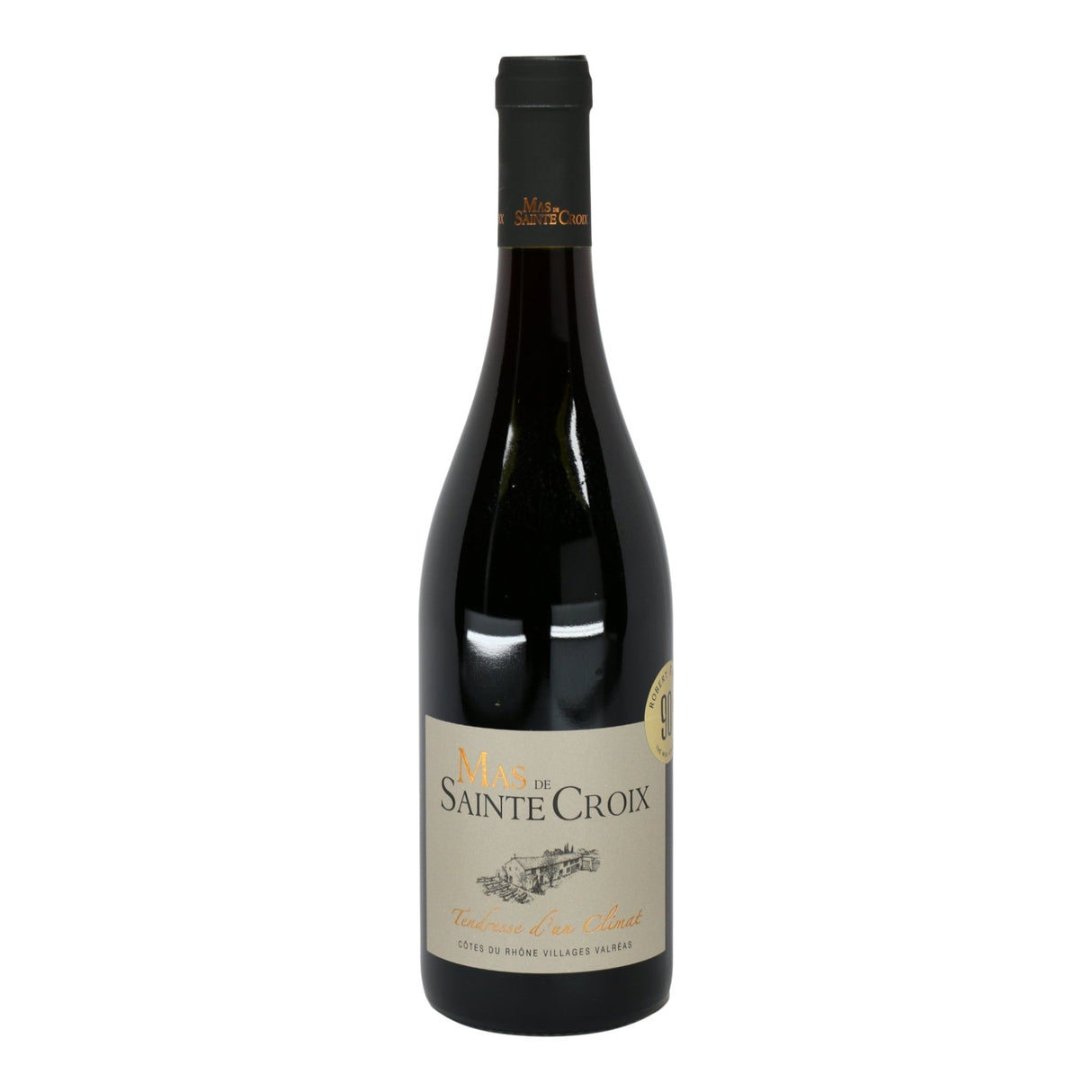 Mas de Sainte Croix Cotes du Rhone Villages Tendresse dun Climat 2019 red wine bottle 750mL from France