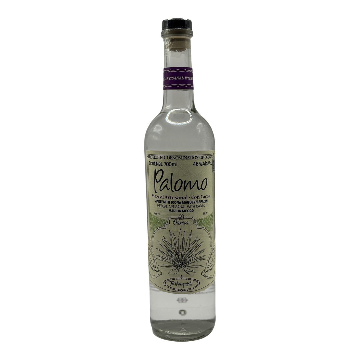 Palomo Espadin Con Cacao Mezcal .700L bottle 700ml from mexico
