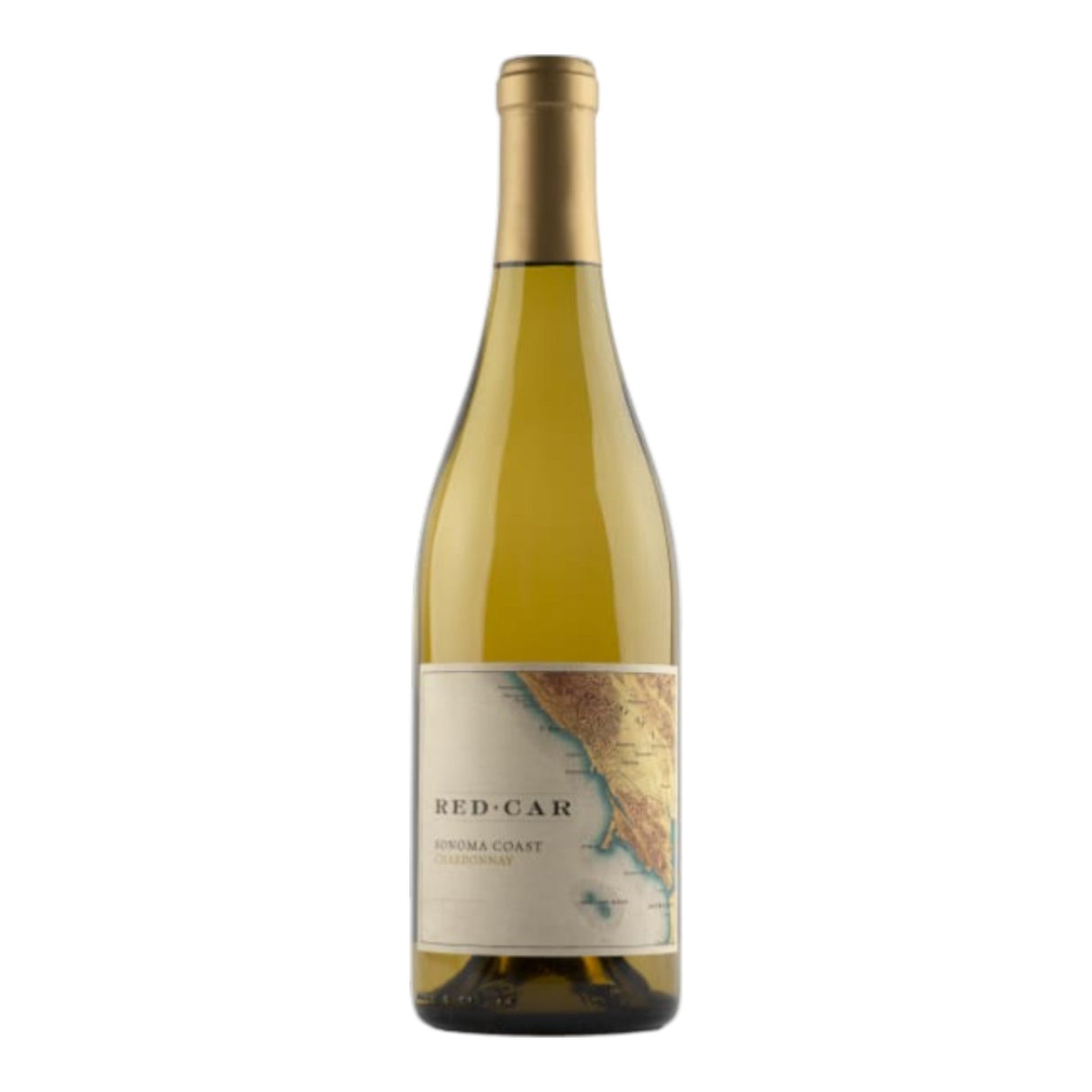 Red Car Sonoma Coast Chardonnay 2021 white wine bottle 750mL from USA