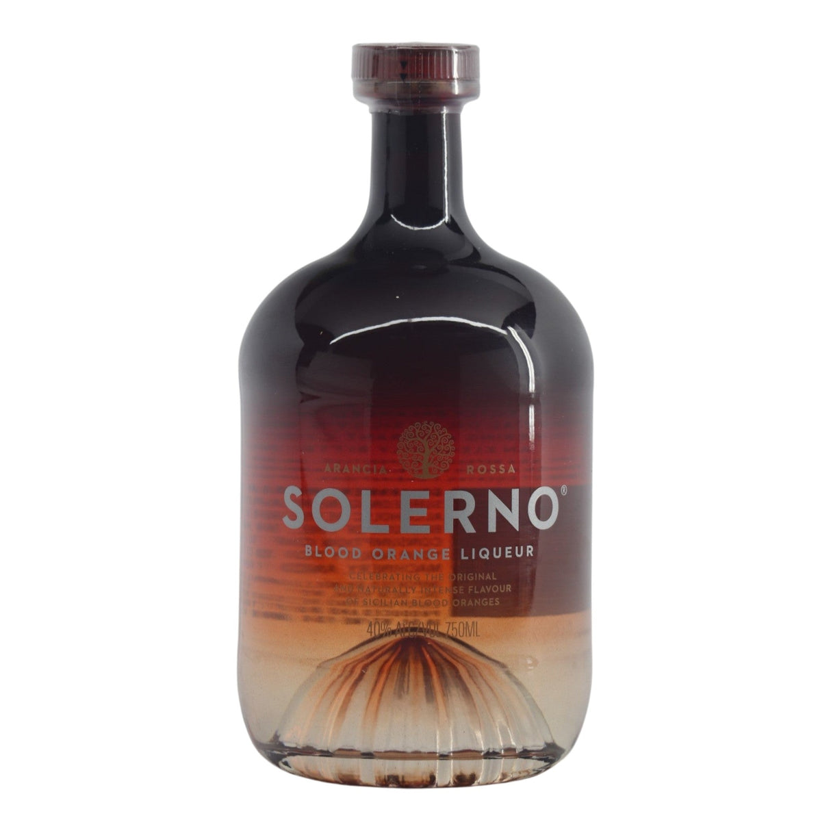 Solerno Blood Orange Liqueur 750mL fruit liqueur bottle from Italy