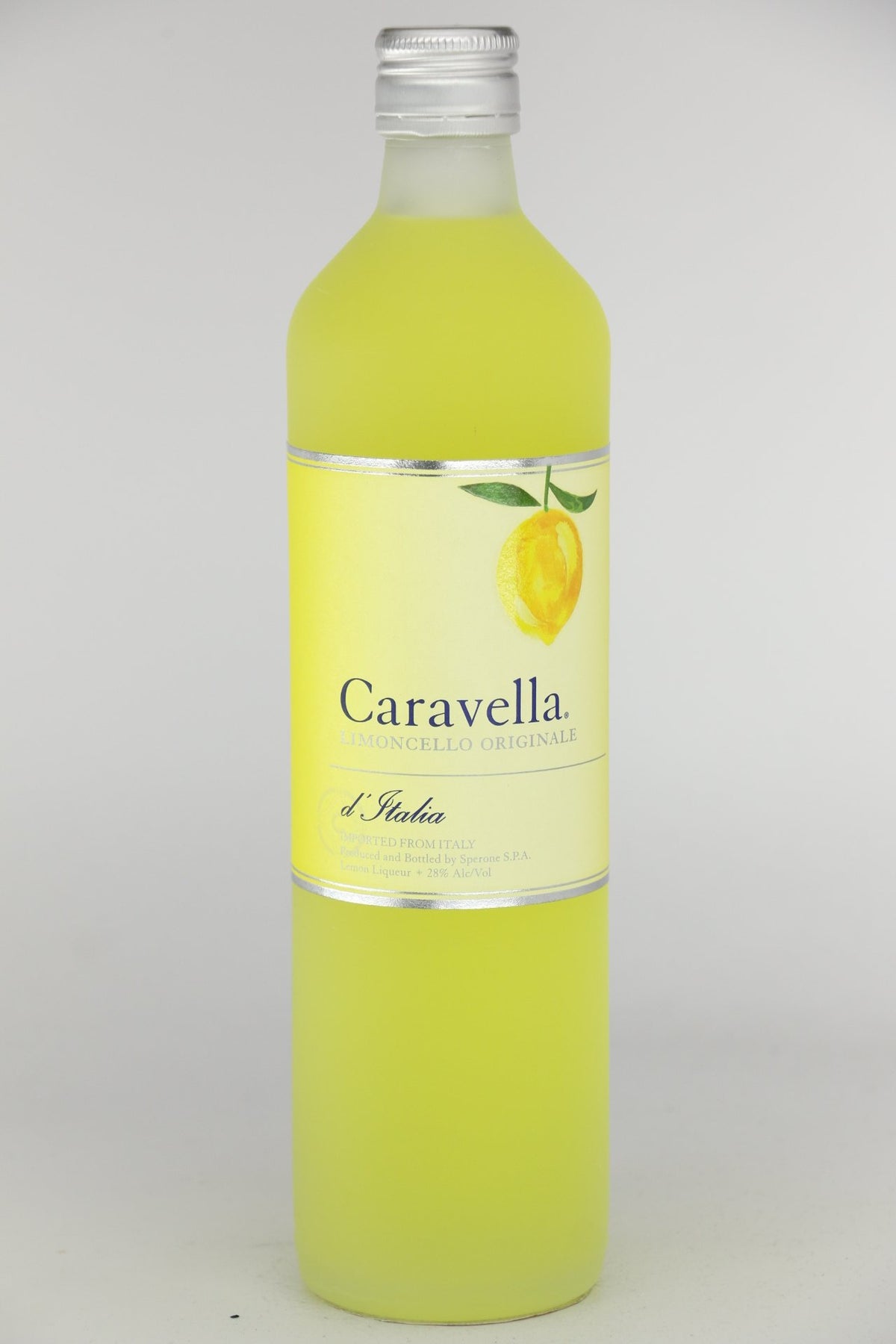 Caravella Limoncella 750mL fruit liqueur bottle from Italy