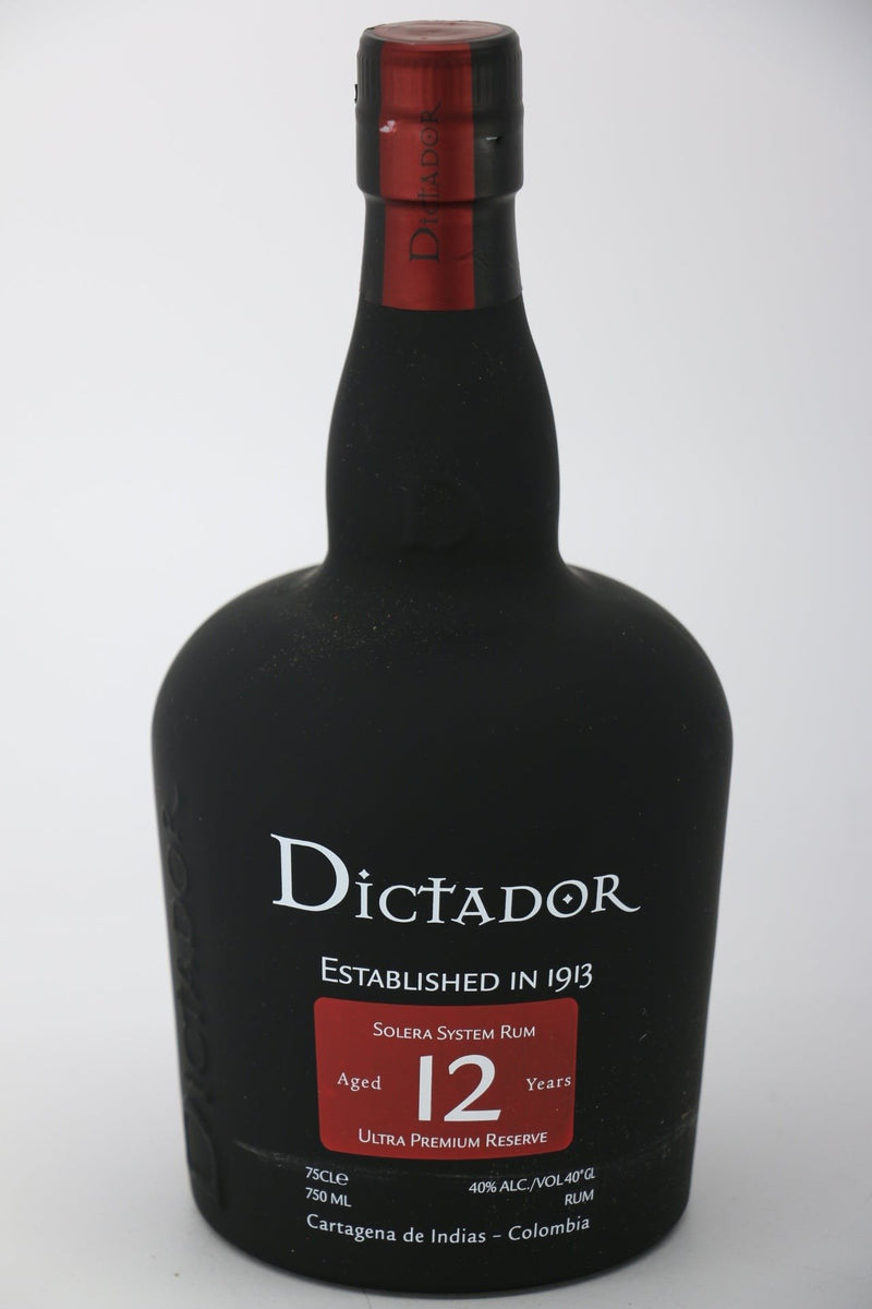 Colombian Rum Ultra Premium Reserve Aged 12 Years Dictador