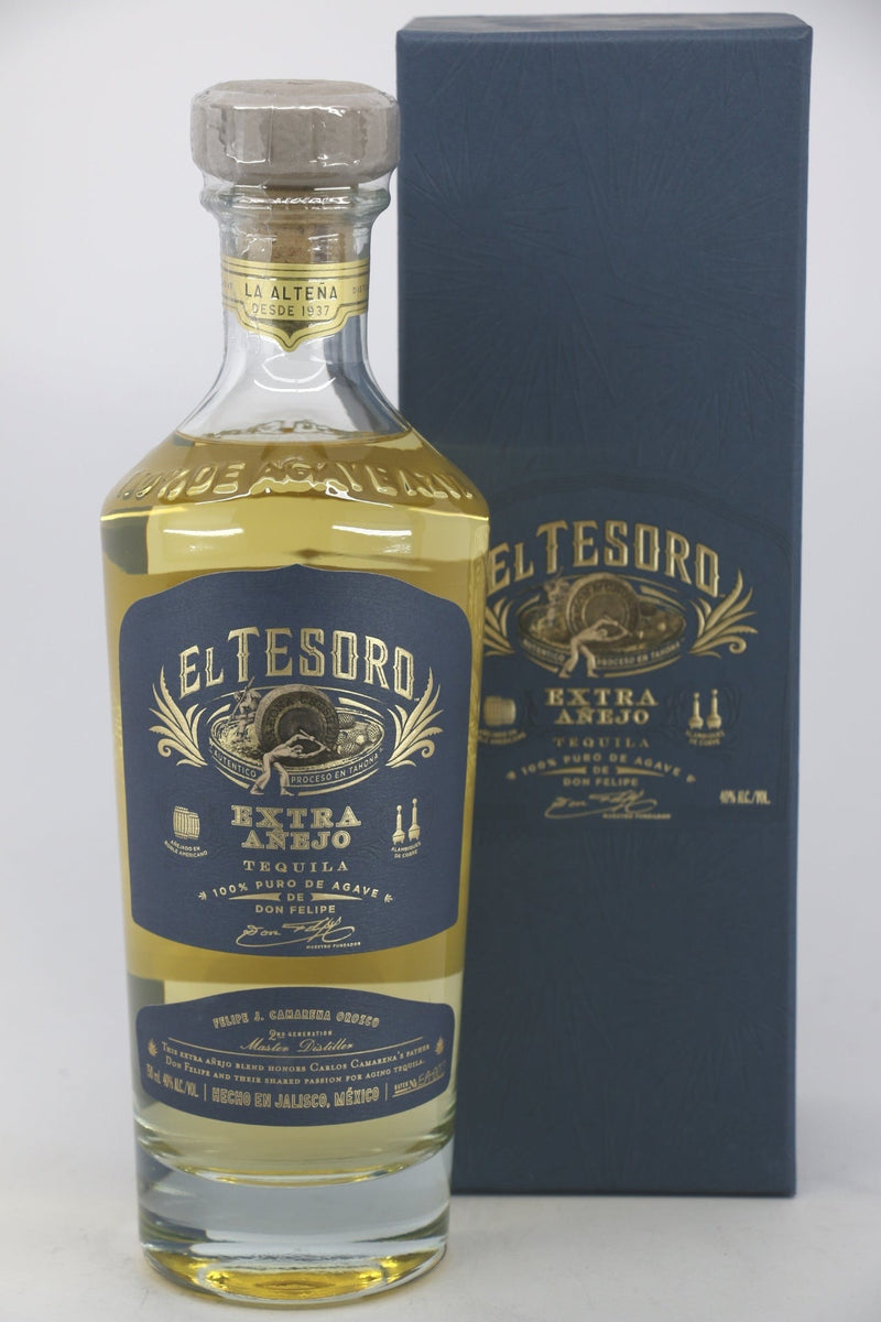 El Tesoro Extra Anejo Tequila 750mL PJ Wine, Inc.